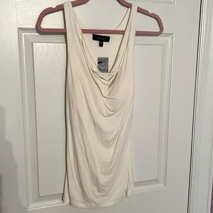 Bnwt Karen Kane Mojave sun cowl neck tank top. Cream.